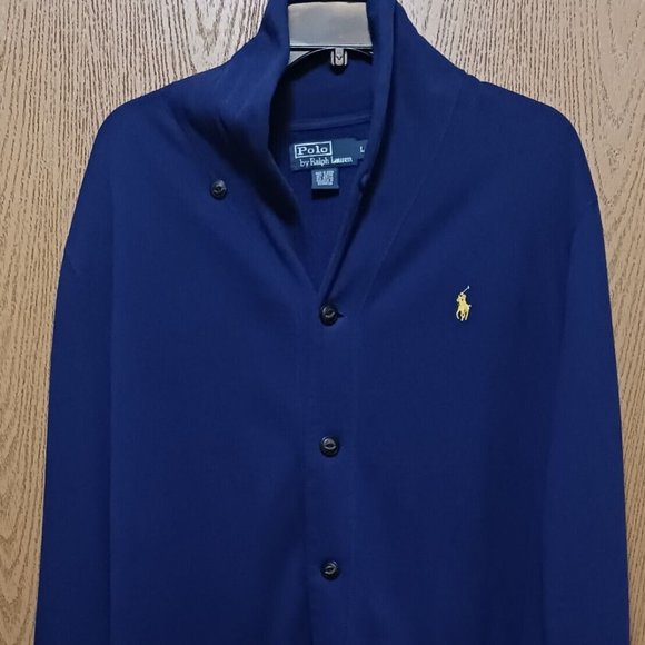 Polo Ralph Lauren Other - Polo (Ralph Lauren)-(Botton-Fleece)-(Blue)-(Size L)-(Pre-owned)-$30.00